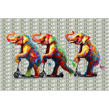 3 vrolijke olifanten