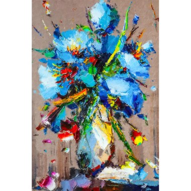 blauw bloemen