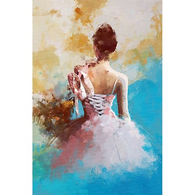 Ballerina schilderij