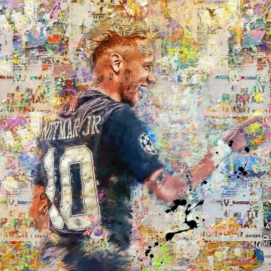 Neymar schilderij