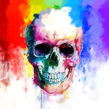 Skull schilderij