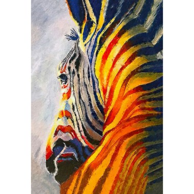 Zebra schilderij