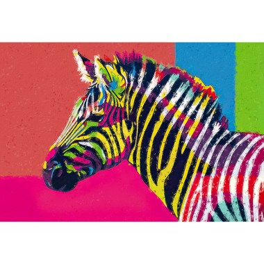 Zebra schilderij