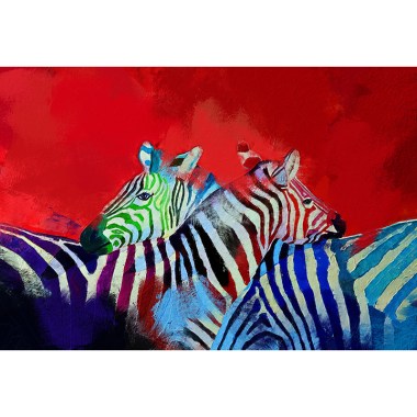 Zebra schilderij