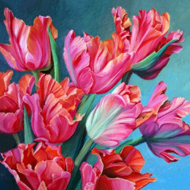 Bloemen schilderij 