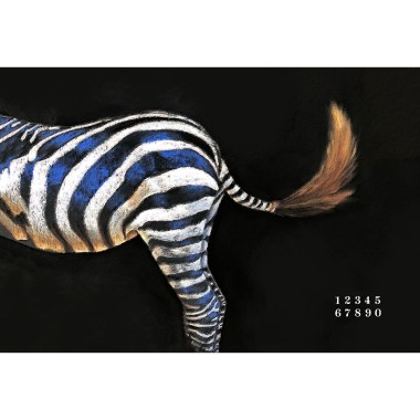 Zebra schilderij