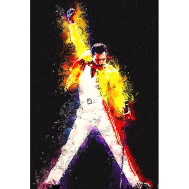 Freddie Mercury schilderij