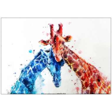 Giraffen schilderij