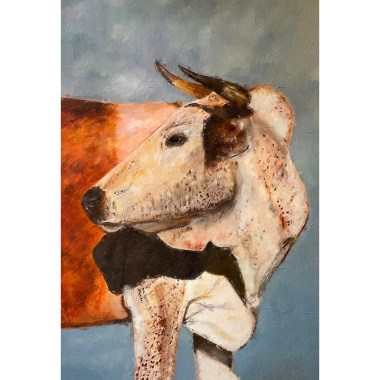 Stier Schilderij 