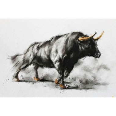 Stier Schilderij