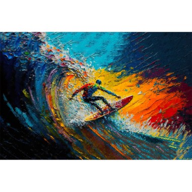 Surfen schilderij