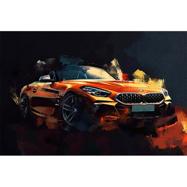 BMW schilderij