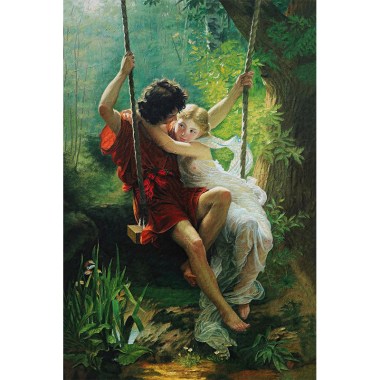 The Swing (Springtime) - Pierre Auguste Cot