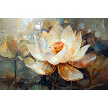 lotus schilderij