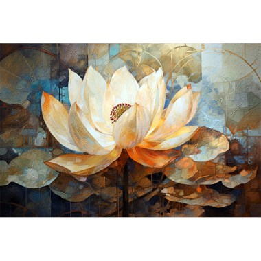 lotus schilderij