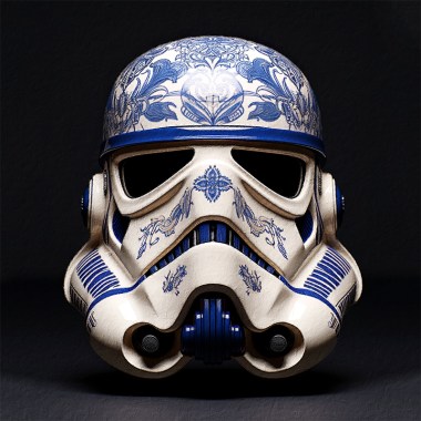 Star wars - Trooper in delft blouw stijl