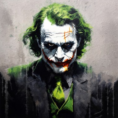 Joker schilderij