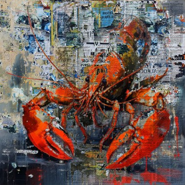 Lobster schilderij