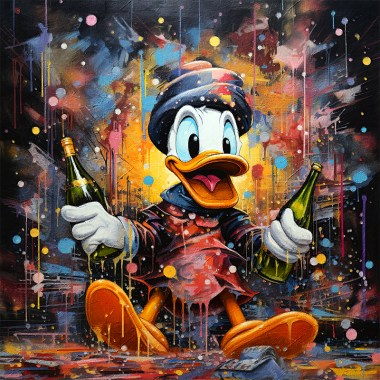 Schilderij Donald Duck
