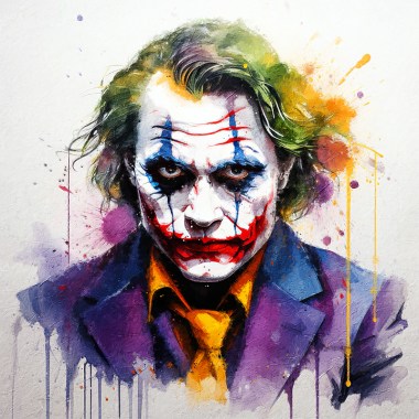 Joker schilderij