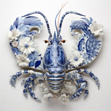 lobster schilderij
