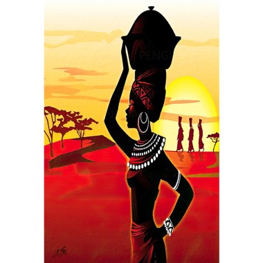 Afrika schilderij online kopen
