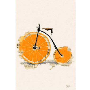 Fiets schilderij 