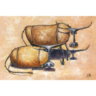 Stieren  schilderij kopen online