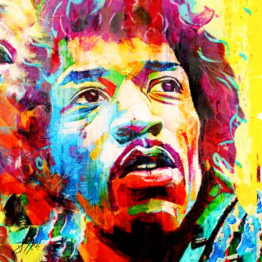 Jimi Hendrix schilderij online kopen