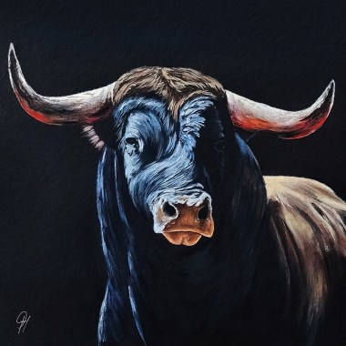 Stier schilderij kopen online