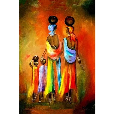 Afrikaanse vrouwen schilderij kopen online