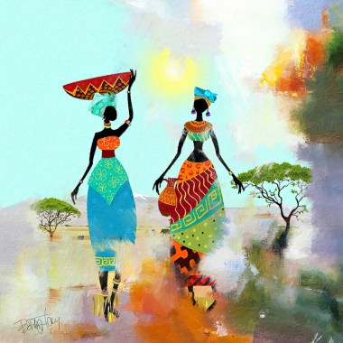 Afrika schilderij online kopen